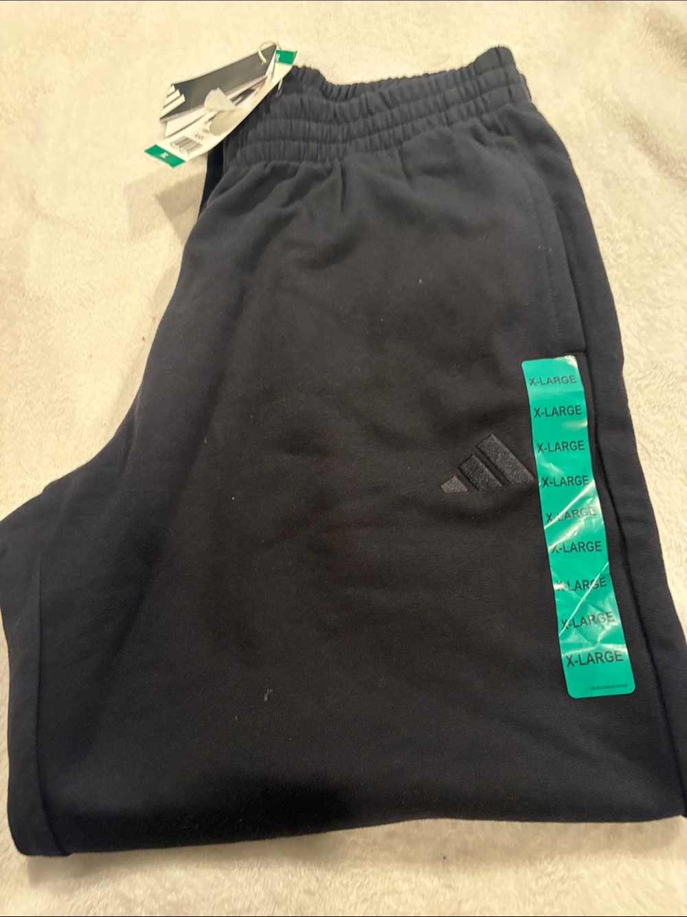 adidas adult  Black Athletic Sweatpants